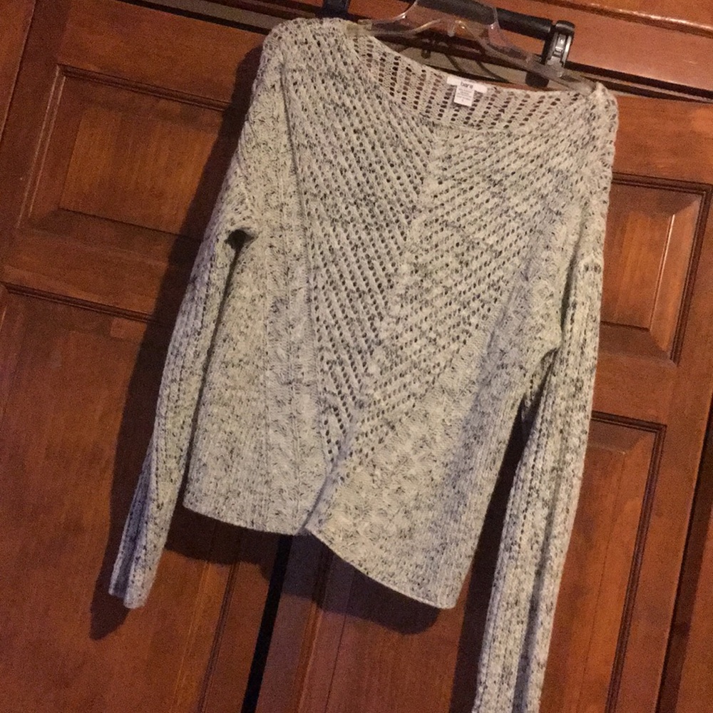 a knit sweater